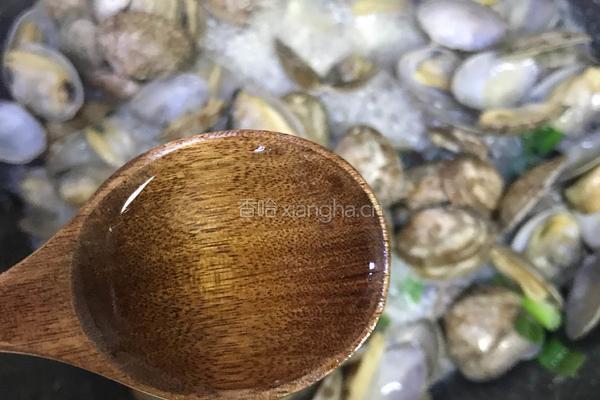 清炒花甲的做法图解9