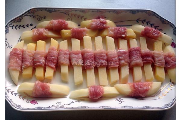 孜然土豆肉卷的做法图解5