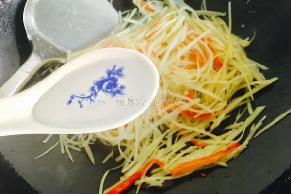 醋溜土豆丝的做法图解9