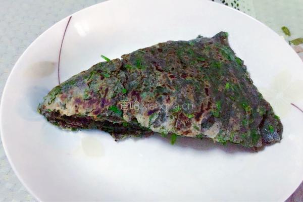 韭菜薏米杂粮饼
