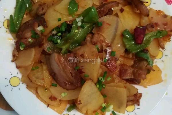 土豆盐煎肉