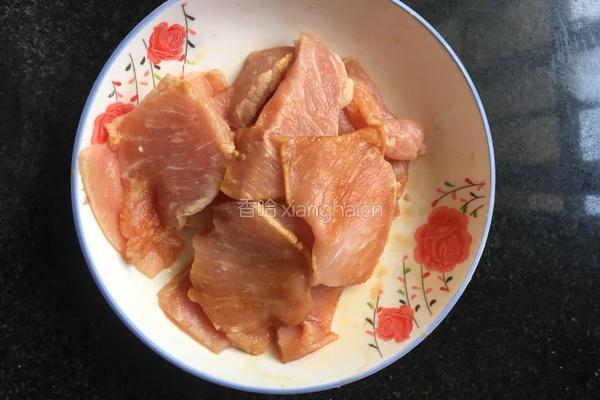 煎瘦肉片的做法图解2