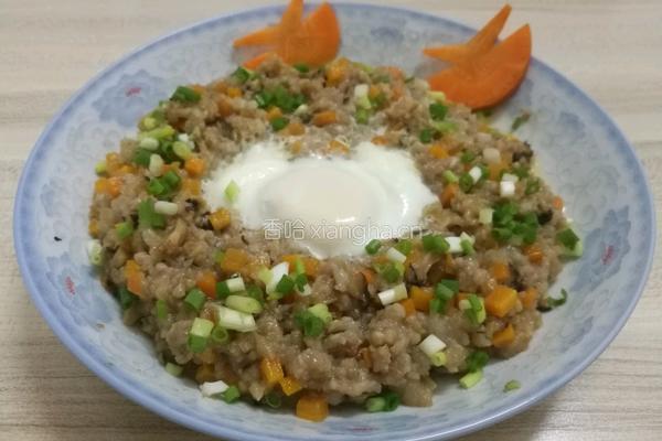 冬菜香菇蒸肉饼的做法图解5