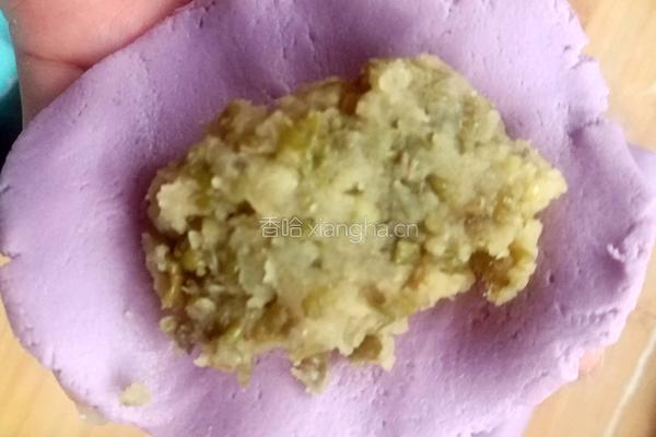 紫薯饼的做法图解5