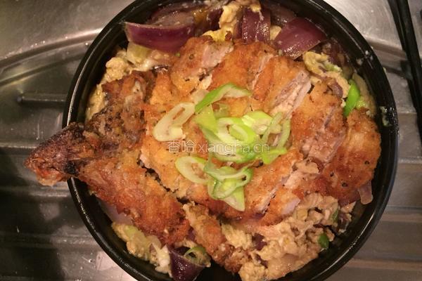 日式炸豬排丼的做法图解12