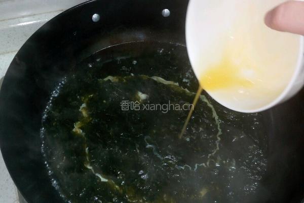 鸡蛋紫菜汤的做法图解4