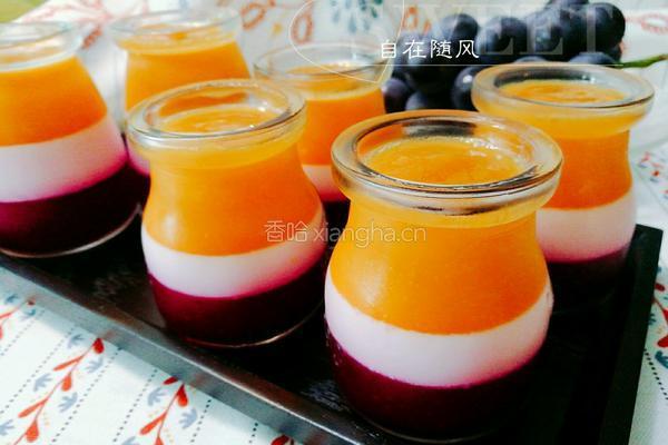 多色水果布丁的做法图解1