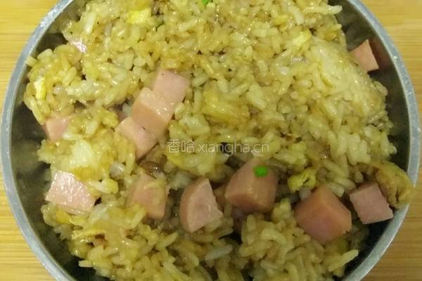 火腿蛋炒饭