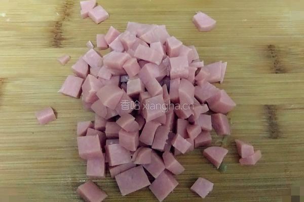 火腿蛋炒饭的做法图解2