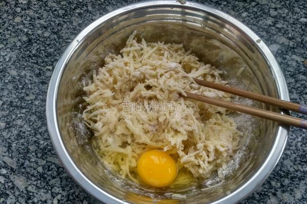 藕丝饼的做法图解2