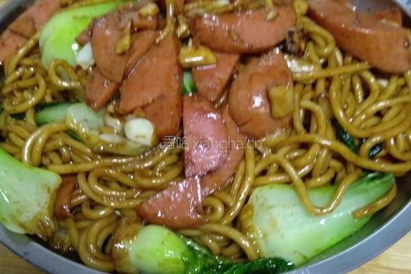 酱油炒面的做法图解8