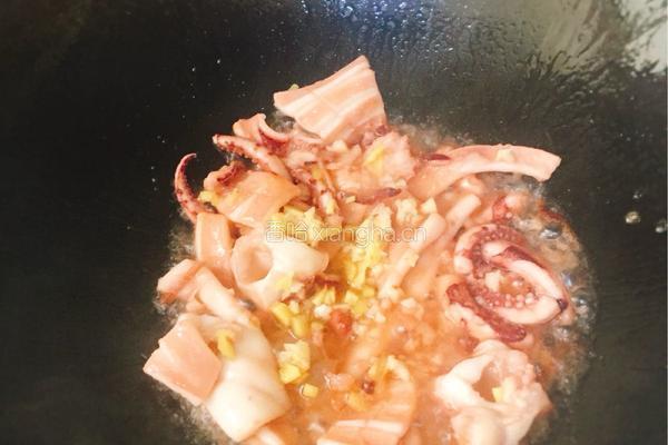 香煎鱿鱼的做法图解3