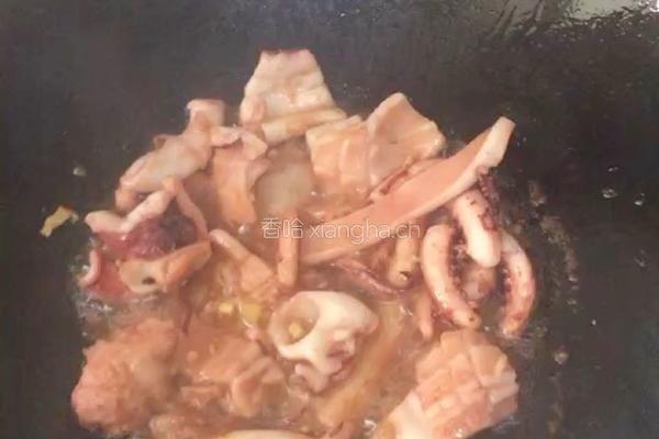 香煎鱿鱼的做法图解4