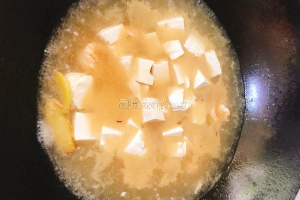 虾仁豆腐汤的做法图解8