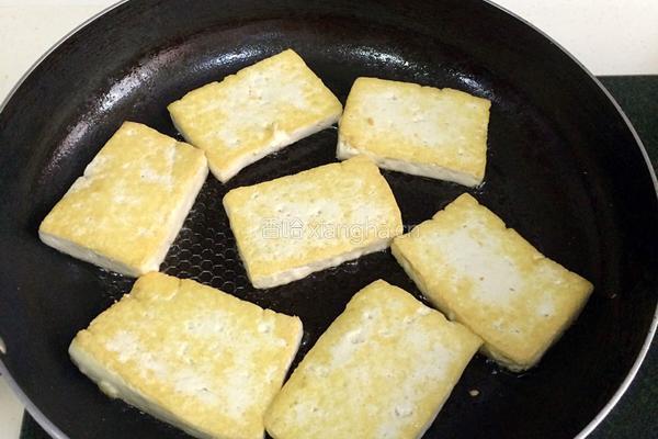 日式沙拉汁煎豆腐的做法图解5