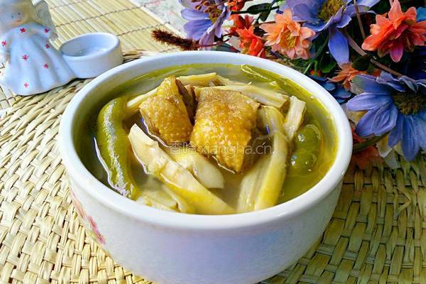 豆角笋子炖鸡的做法图解12