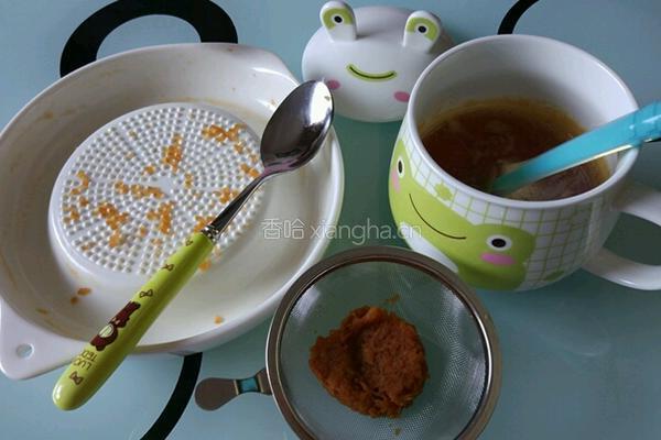 宝宝苹果泥(磨泥取汁法)的做法图解6