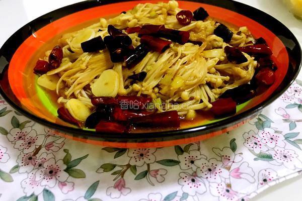 葱油金针菇的做法图解4