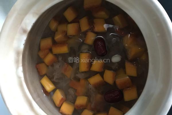 南瓜银耳羹的做法图解4