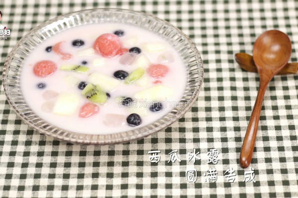西瓜牛奶冰露的做法图解16