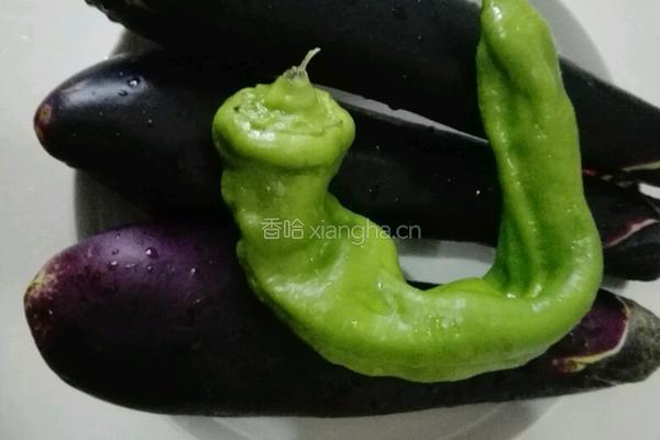 菊花茄子的做法图解1