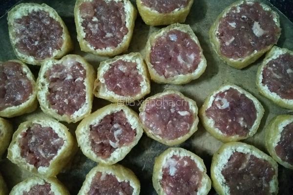 酿油豆腐的做法图解6