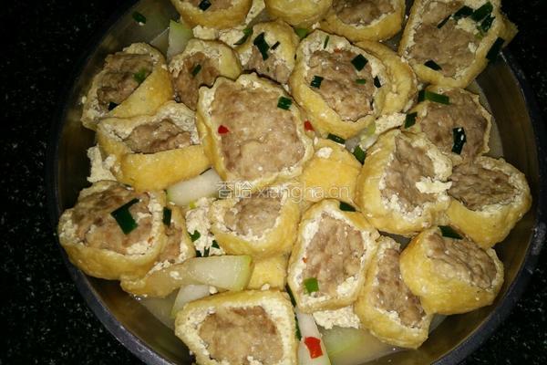 酿油豆腐的做法图解11
