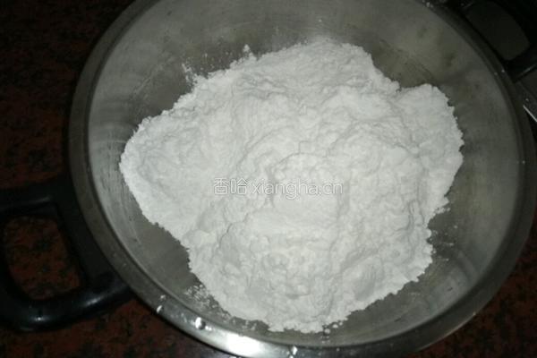 (汤圆法)糯米糍的做法图解1