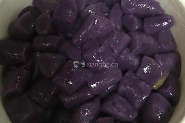 南瓜紫薯芋圆甜品的做法图解6