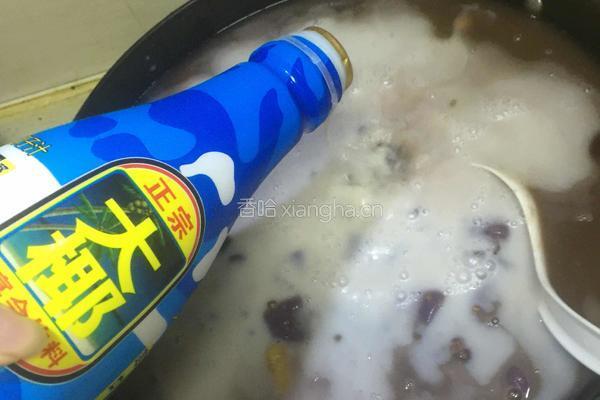 南瓜紫薯芋圆甜品的做法图解9