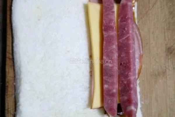 爆浆土司卷的做法图解4