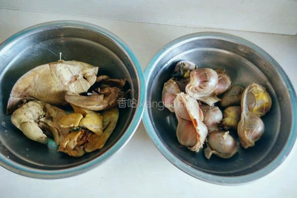 卤鸭胗和猪肝的做法图解4