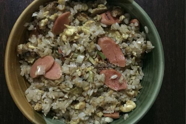 火腿炒饭的做法图解9