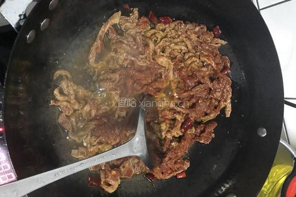 孜然炒肉的做法图解3