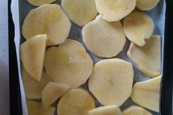 烤土豆片的做法图解2
