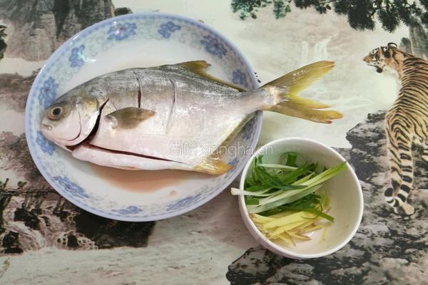 清蒸金鲳鱼的做法图解1