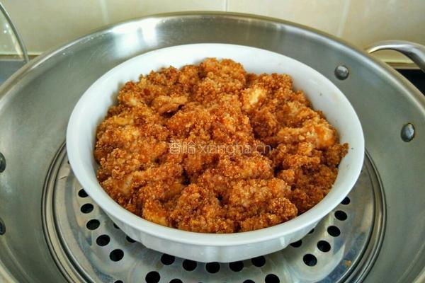 粉蒸鸡腿的做法图解12