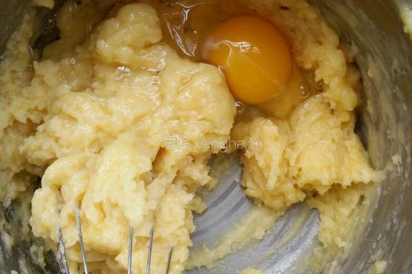 豆沙泡芙的做法图解3