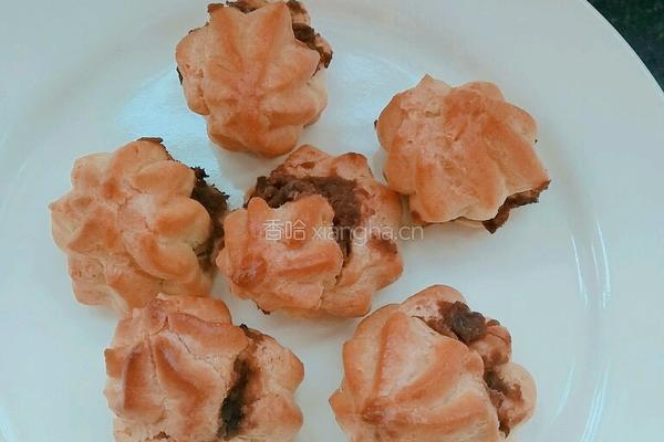 豆沙泡芙的做法图解7