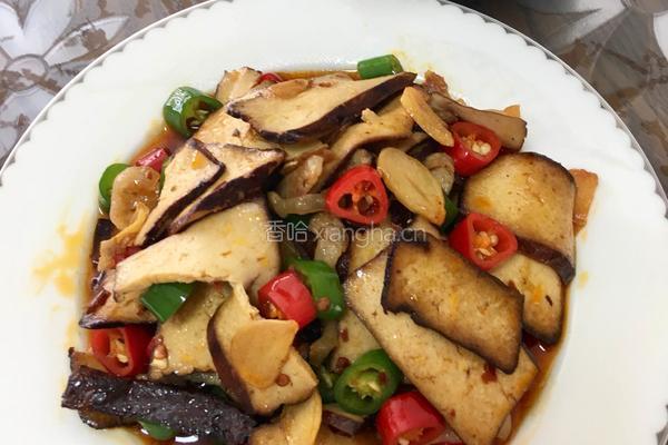 香煎豆干的做法图解8