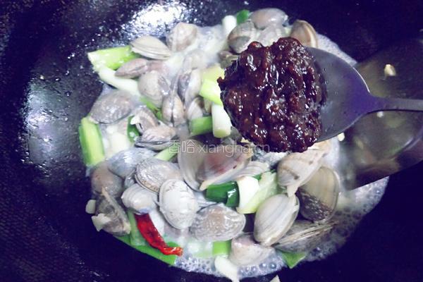 炒花蛤的做法图解6