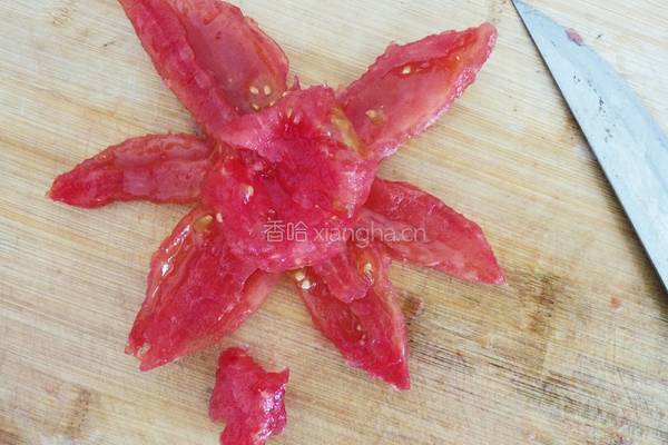 西红柿玫瑰花的做法图解7