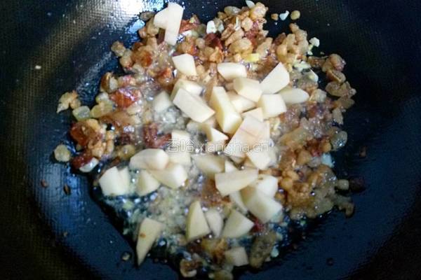 豆角沥米饭的做法图解10
