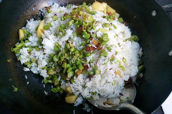 豆角沥米饭的做法图解17
