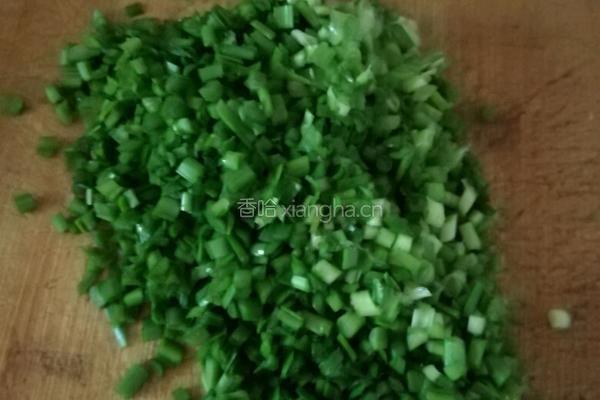 韭菜煎鸡蛋的做法图解2