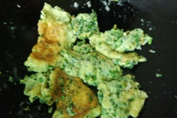 韭菜煎鸡蛋的做法图解6