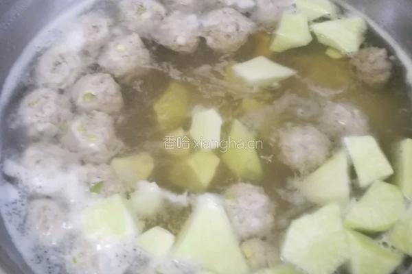 萝卜丸子汤的做法图解7