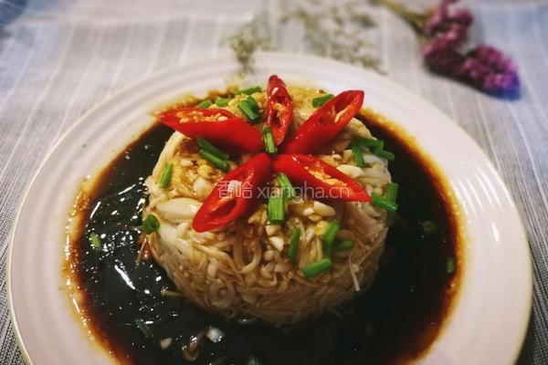 凉拌金针菇的做法图解8