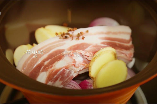 韩式辣白菜五花肉的做法图解8