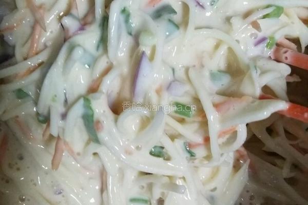 鸡蛋土豆丝饼的做法图解6